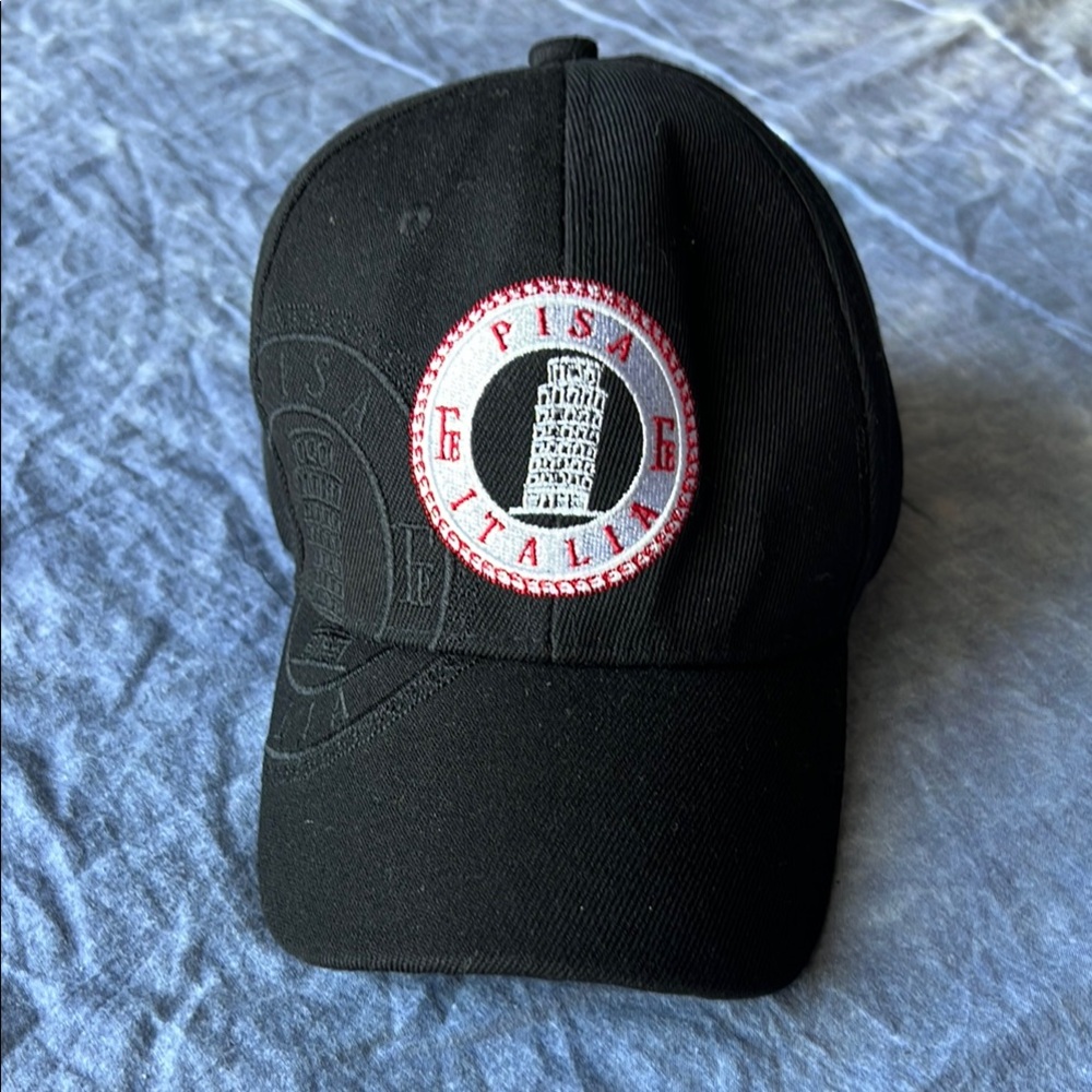 Black Pisa Italia Cap